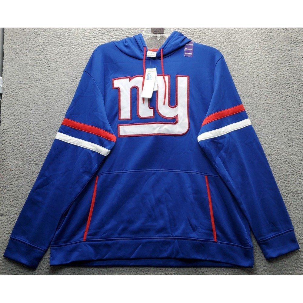 NFL New York Giants Football Hoodie Mens XXL Multi Long Sleeve Athletic Pullover